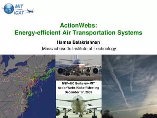 ActionWebs : Energy -efficient Air Transportation Systems