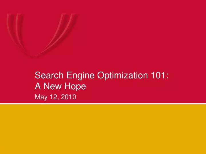search engine optimization 101 a new hope