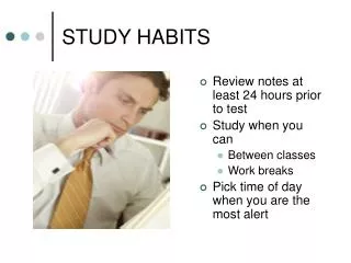 STUDY HABITS