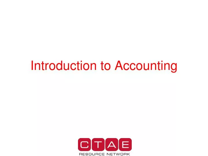 introduction to accounting