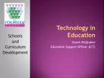 Technology in Education - slide 1