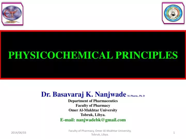 physicochemical principles