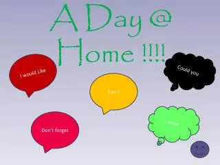 a day @ home