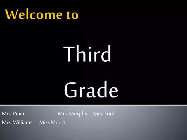 third grade