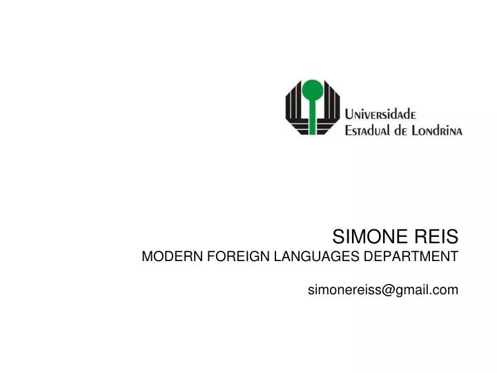 simone reis modern foreign languages department simonereiss@gmail com