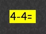 4-4= - slide 1