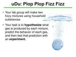 uDu: Plop Plop Fizz Fizz