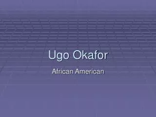 Ugo Okafor