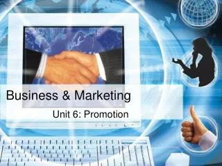Business &amp; Marketing