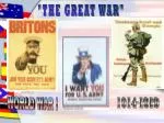 WORLD WAR I - slide 1