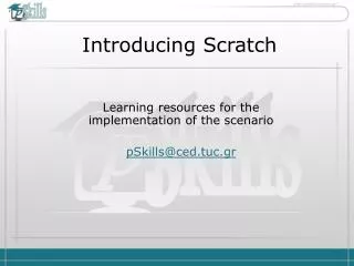 Introducing Scratch