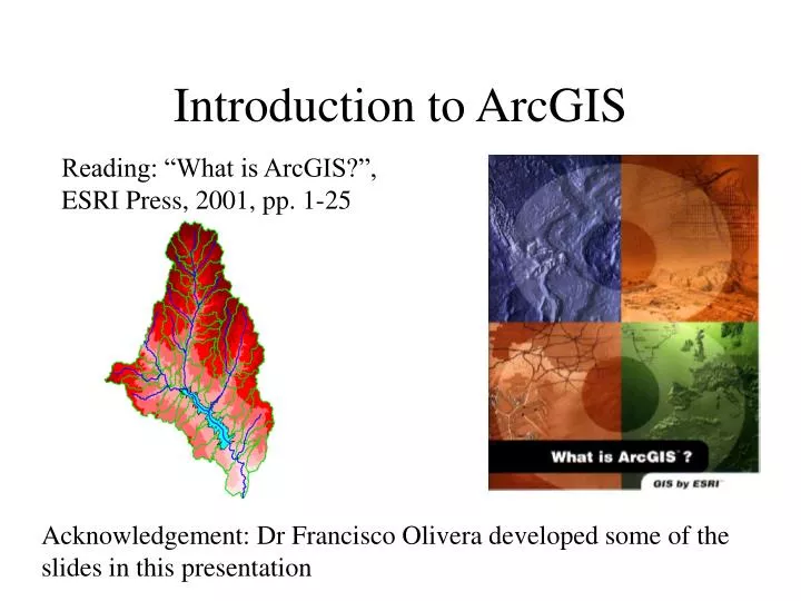 introduction to arcgis