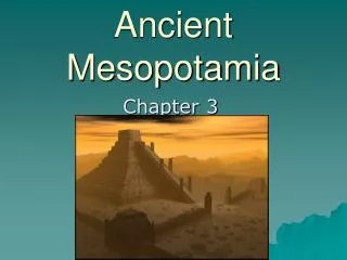 Ancient Mesopotamia