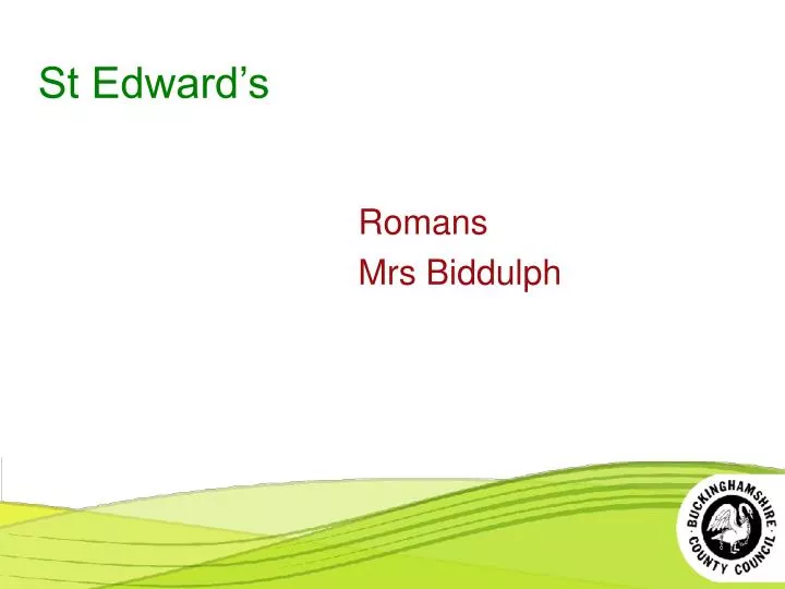 st edward s