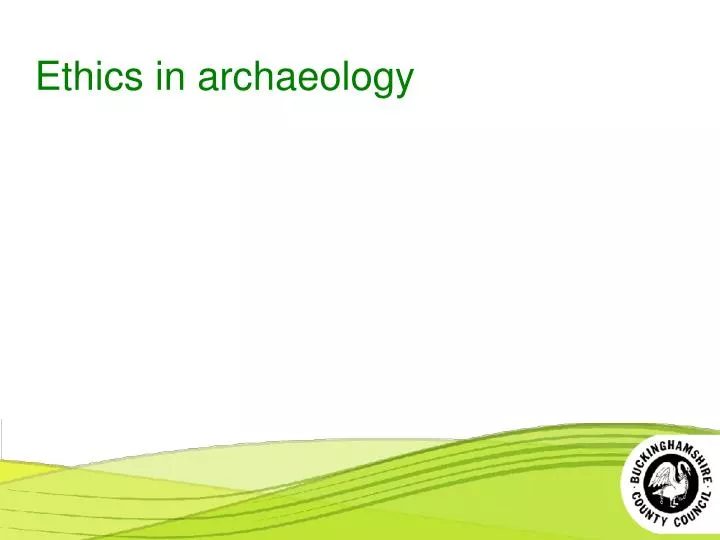 ethics in archaeology