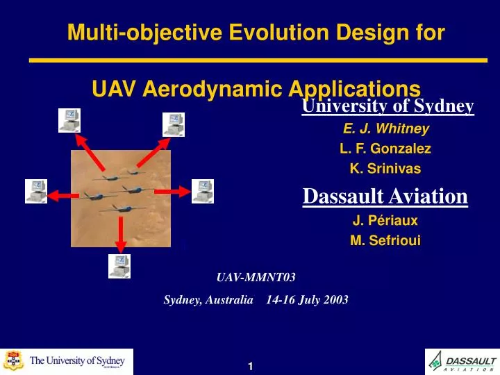 multi objective evolution design for uav aerodynamic applications