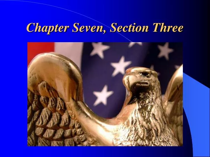 chapter seven section three