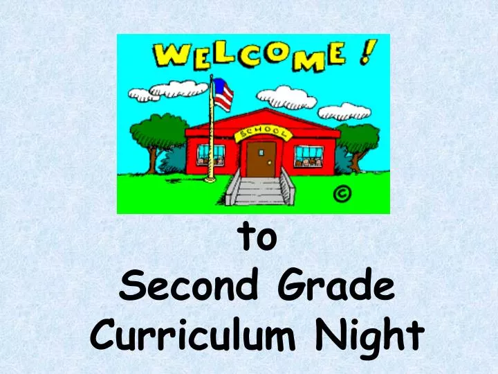 to second grade curriculum night
