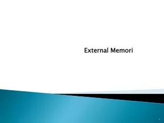external memori