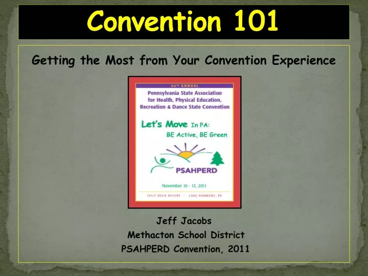 convention 101
