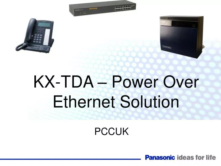 kx tda power over ethernet solution