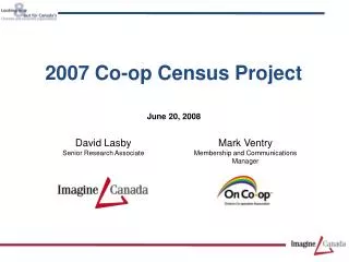 2007 Co-op Census Project