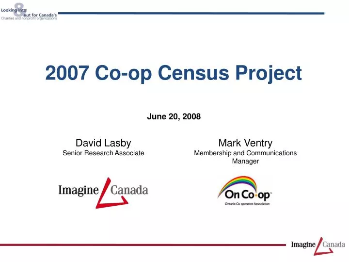 2007 co op census project