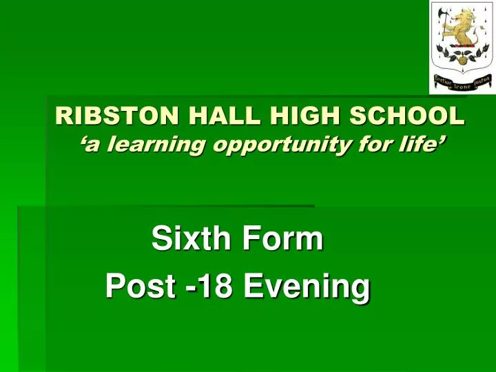 ribston hall high school a learning opportunity for life