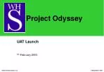 UAT Launch - slide 1