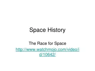 Space History