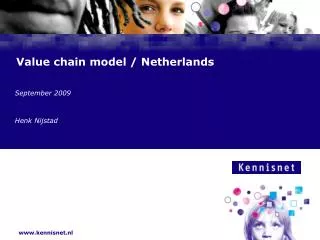 Value chain model / Netherlands