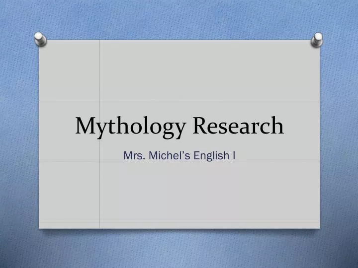 mythology research