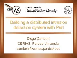 Building a distributed intrusion detection system with Perl