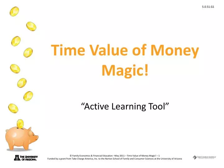 time value of money magic active learning tool
