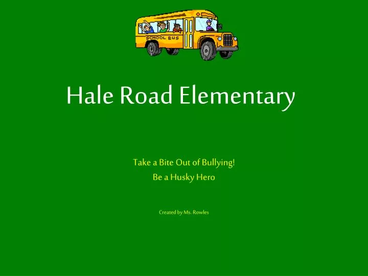 hale road elementary