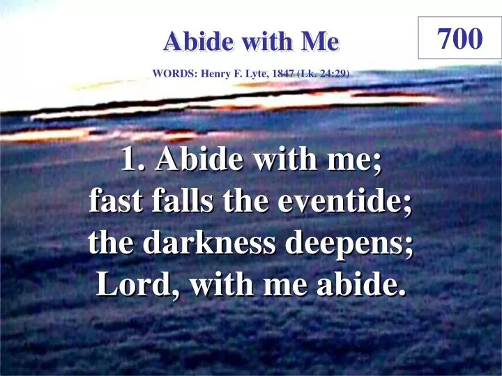 abide with me 1