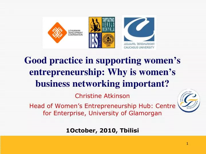 good practice in supporting women s entrepreneurship why is women s business networking important