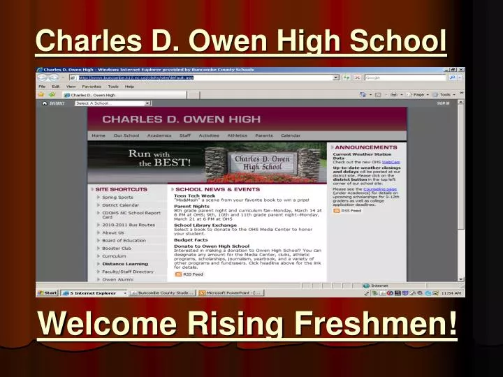 charles d owen high school