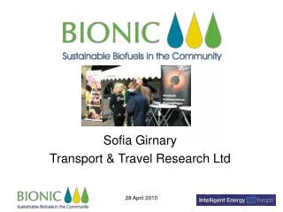 Sofia Girnary Transport &amp; Travel Research Ltd
