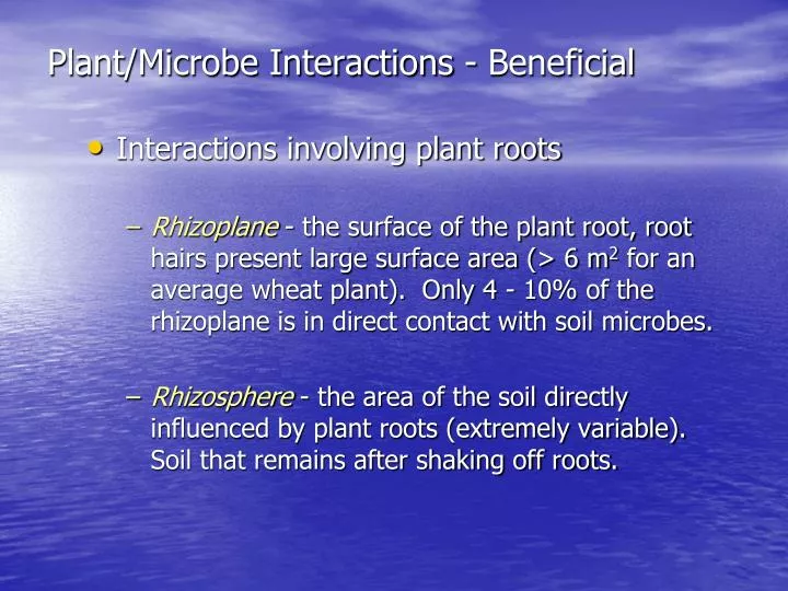 plant microbe interactions beneficial