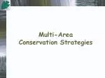 Multi-Area Conservation Strategies - slide 1