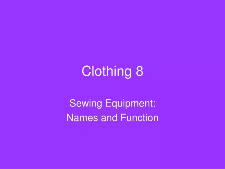 clothing 8