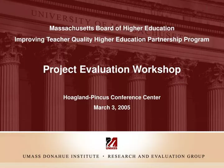 project evaluation workshop