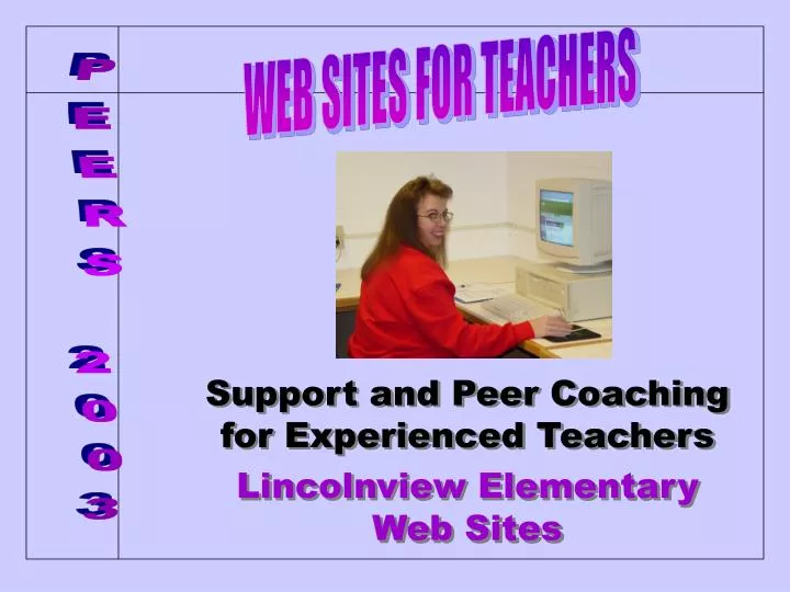 support and peer coaching for experienced teachers lincolnview elementary web sites