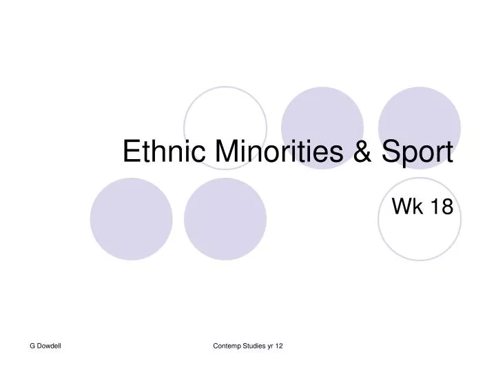 ethnic minorities sport