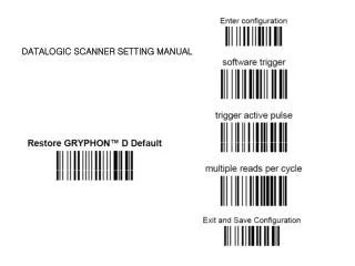 DATALOGIC SCANNER SETTING MANUAL