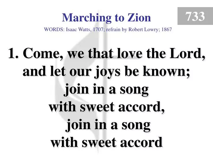 marching to zion 1
