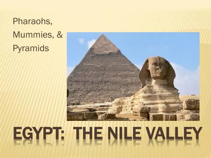 egypt the nile valley