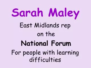 Sarah Maley