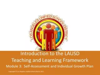 Introduction to the LAUSD Teaching and Learning Framework